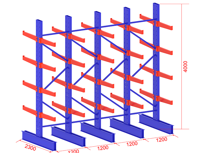 悬臂式货架尺寸