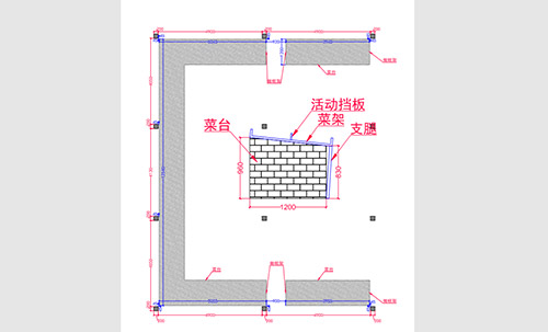 菜市场放菜货架的样式都有哪些？